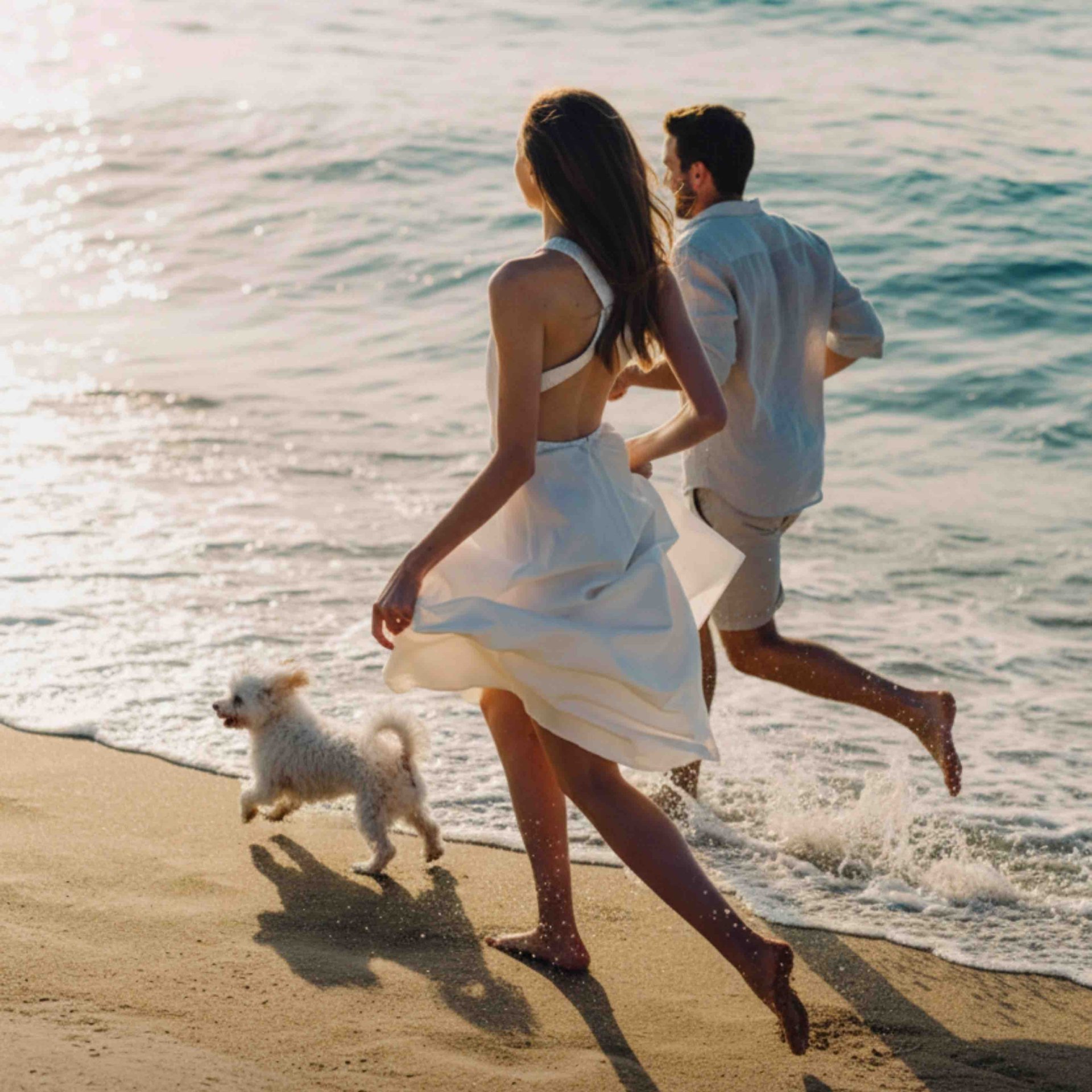 Couple enjoying Yinyom Beach